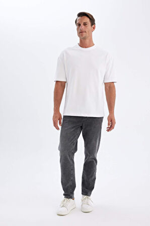 90's Slim Fit Dar Kalıp Yüksel Bel Dar Paça Jean Pantolon