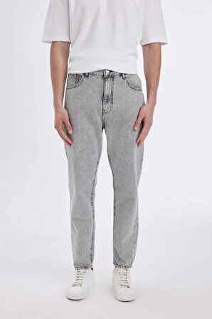 DeFacto 90's Slim Fit Dar Kalıp Yüksek Bel Dar Paça Jean Pantolon D2367AX24SMNM18