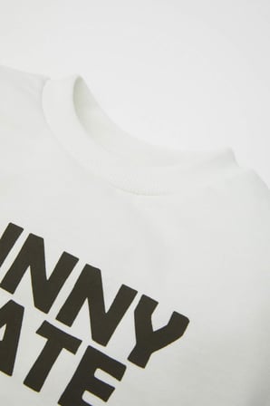 DeFacto Erkek Bebek 2'li Takım Baskılı Sweatshirt Beli Lastikli Pantolon D3362A524WNER105