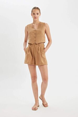 DeFacto Regular Fit Normal Bel Kısa Paça Modal Şort X4722AZ24HSBG138