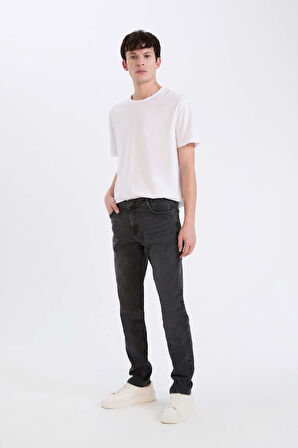 Pedro Slim Fit Dar Kalıp Normal Bel Dar Paça Jean Pantolon