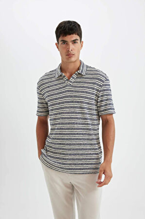 Regular Fit Kısa Kollu Triko Polo Tişört