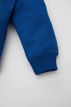 DeFacto Erkek Bebek 2'li Takım Marvel Comics Bisiklet Yaka Sweatshirt Beli Lastikli Jogger Eşofman Altı D5937A524WNBE169