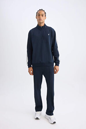 DeFactoFit Sporcu Jogger Eşofman Altı Standart Fit Standart Paça Beli Lastikli Cepli D1957AX24AUNV146