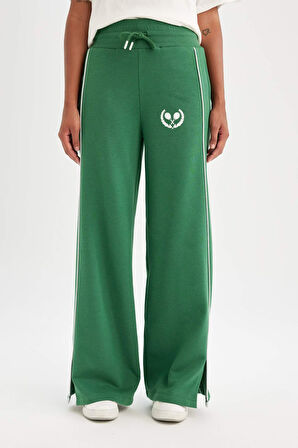 DeFactoFit Wide Leg Geniş Paça Uzun Boy Sporcu Eşofman Altı D1705AX24AUGN1246