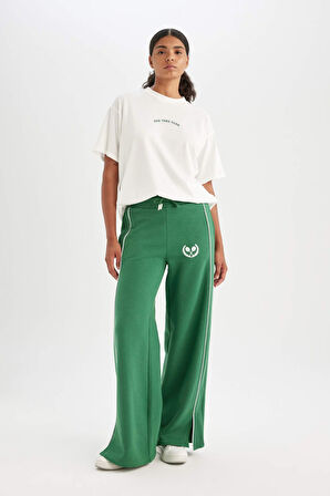DeFactoFit Wide Leg Geniş Paça Uzun Boy Sporcu Eşofman Altı D1705AX24AUGN1246