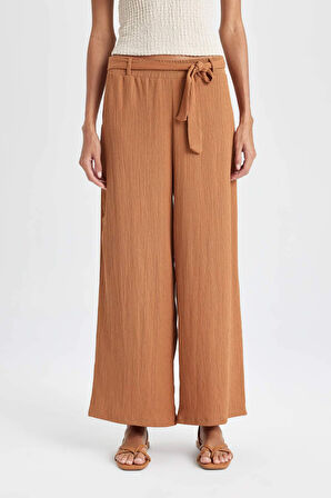 DeFacto Culotte Geniş Paça Bürümcük Kapri D2175AX24SMBN348