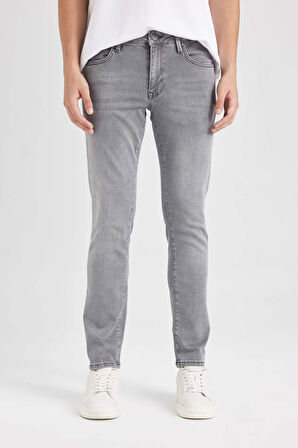 Pedro Slim Fit Dar Kalıp Normal Bel Dar Paça Jean Pantolon