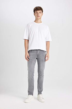 Pedro Slim Fit Dar Kalıp Normal Bel Dar Paça Jean Pantolon