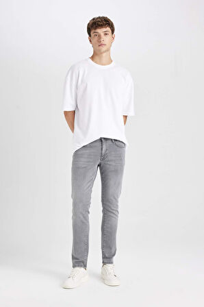 Pedro Slim Fit Dar Kalıp Normal Bel Dar Paça Jean Pantolon