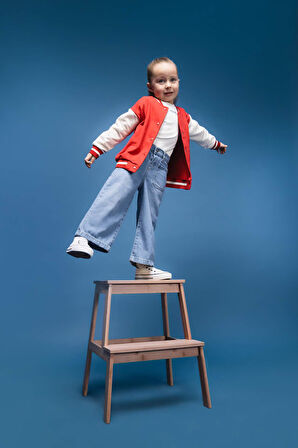 Kız Bebek Wide Leg Geniş Bol Paça Jean Pantolon