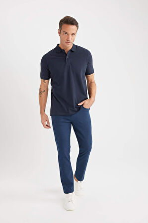 Slim Fit Dar Kesim Dar Paça Chino Kanvas Pantolon