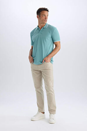 Slim Fit Dar Kesim Dar Paça Chino Kanvas Pantolon