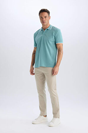 Slim Fit Dar Kesim Dar Paça Chino Kanvas Pantolon