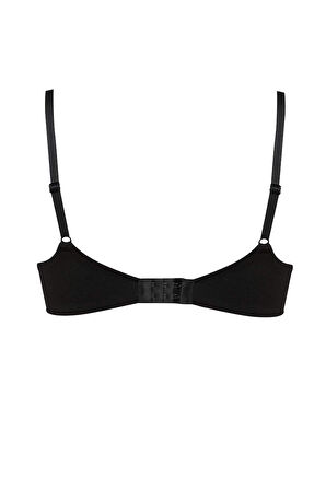 DeFacto Fall in Love Sevgililer Günü Dantel Detaylı Dolgulu Push Up Bra D8163AX25SPBK81