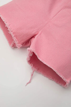 Kız Bebek Gabardin Şort