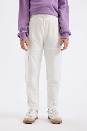 DeFacto Kız Çocuk Carrot Fit Havuç Kesim Kargo Cepli Eşofman Altı D2406A824AUER99