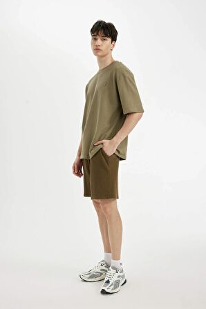 DeFacto Relax Fit Petek Dokulu Şort C7431AX24SMKH508