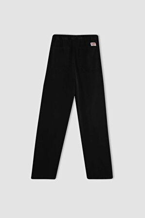 DeFacto Wide Leg Fit Geniş Kalıp Normal Bel Geniş Paça Jean Pantolon C2044AX24SMNM40
