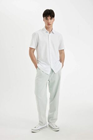 DeFacto Wide Leg Fit Geniş Kalıp Normal Bel Geniş Paça Yazlık Jean Pantolon C2045AX24SMNM63