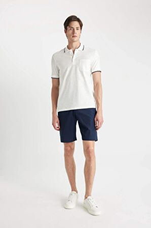 DeFacto Regular Fit Kısa Kollu Basic Düz Polo Tişört X1262AZ24SMWT27