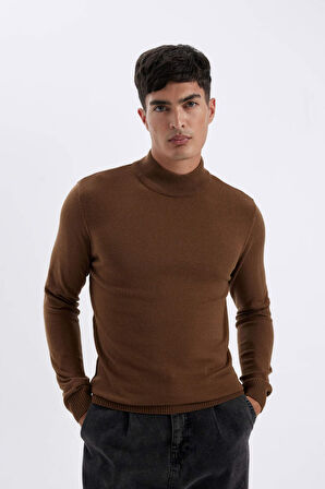 DeFacto Slim Fit Balıkçı Yaka Kazak R1127AZ24WNBN106