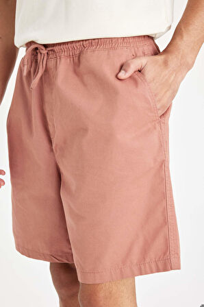DeFacto Relax Fit Gabardin Bermuda Şort D4697AX24HSBN569
