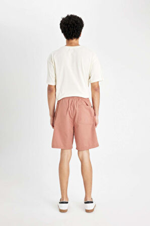 DeFacto Relax Fit Gabardin Bermuda Şort D4697AX24HSBN569