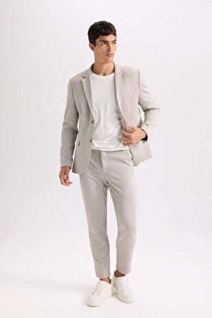 Basic Düz Cepli  Jogger Düz Paça Pantolon