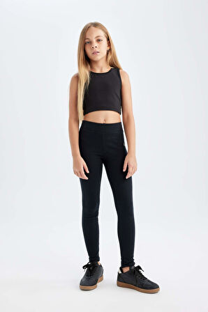 DeFacto Kız Çocuk Standart Boy Fitilli Kaşkorse Tayt D0746A824AUNV86
