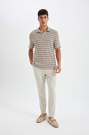 DeFacto Regular Fit Kısa Kollu Triko Polo Tişört D4818AX24SMBN319
