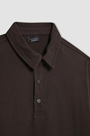 DeFacto Slim Fit Dar Kesim Kısa Kollu Polo Tişört C4136AX24SMBN338
