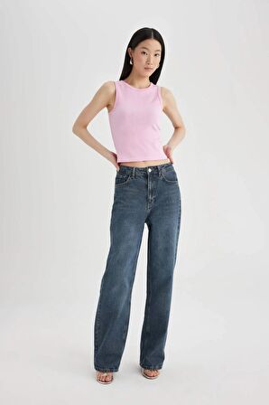 DeFacto Slim Fit Dar Kesim Halter Yaka Fitilli Kaşkorse Atlet A8859AX24SPPN666