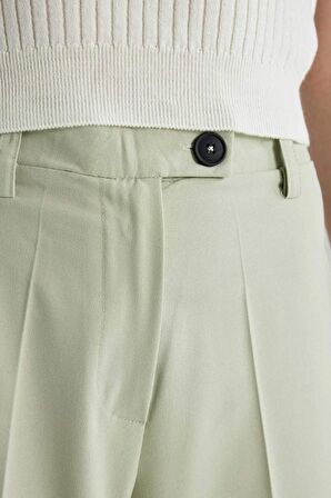 DeFacto Wide Leg Yüksek Bel Standart Boy Pantolon B7495AX24SPKH142