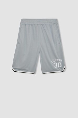 DeFactoFit Standart Fit Sporcu Kısa Paça Şort C2419AX24SMGR91