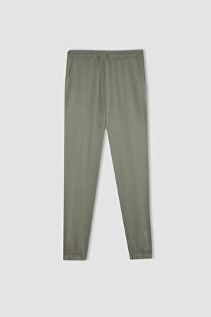 DeFacto Jogger Cepli Normal Bel Bilek Boy Basic Viskon Pantolon X0140AZ24SMGN1107