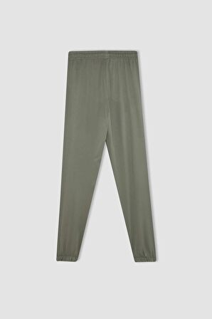 DeFacto Jogger Cepli Normal Bel Bilek Boy Basic Viskon Pantolon X0140AZ24SMGN1107