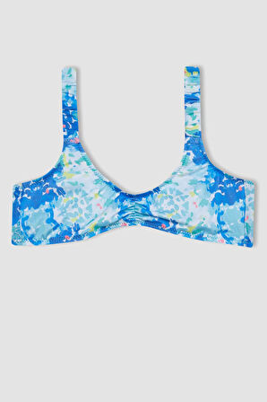 Kız Çocuk Desenli Bikini Takımı