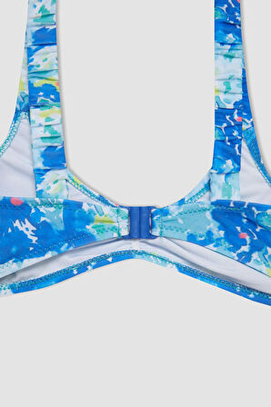 Kız Çocuk Desenli Bikini Takımı