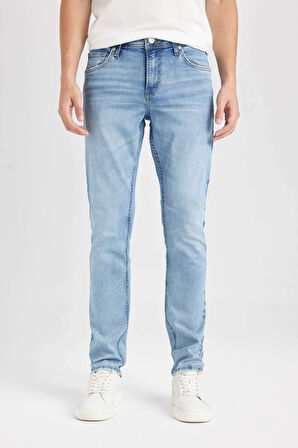 Carlo Skinny Fit Ekstra Dar Kalıp Normal Bel Ekstra Dar Paça Jean Pantolon