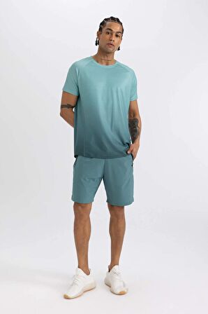 DeFactoFit Standart Fit Kısa Paça Dokuma Şort B5148AX24SPGN1191