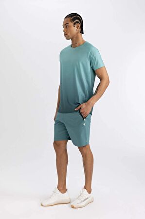 DeFactoFit Standart Fit Kısa Paça Dokuma Şort B5148AX24SPGN1191