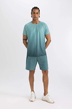 DeFactoFit Standart Fit Kısa Paça Dokuma Şort B5148AX24SPGN1191