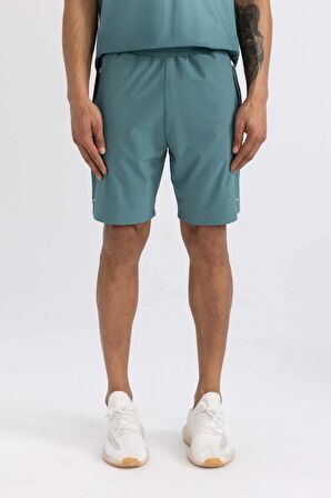 DeFactoFit Standart Fit Kısa Paça Dokuma Şort B5148AX24SPGN1191