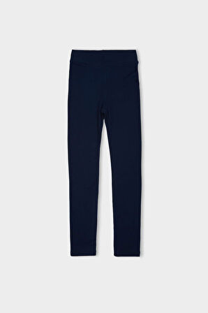 DeFacto Kız Çocuk Basic Düz Beli Lastikli Standart Boy Fitilli Kaşkorse Tayt D2306A824WNNV248