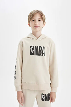 DeFacto Erkek Çocuk NBA Current Teams Bisiklet Yaka Kalın Sweatshirt D3145A824AUER37