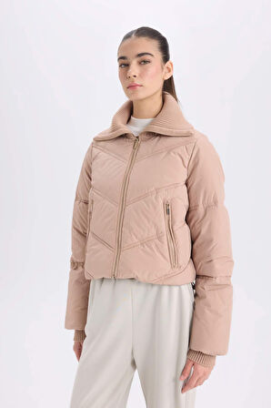 DeFacto Regular Fit Su İtici Mont Fermuarlı Cepli C9704AX24WNPN673