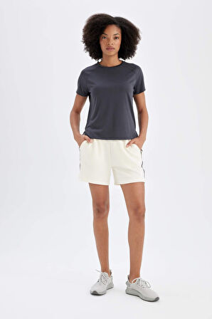 DeFactoFit Standart Fit Sporcu Kısa Paça Modal Şort D1279AX24HSBG700