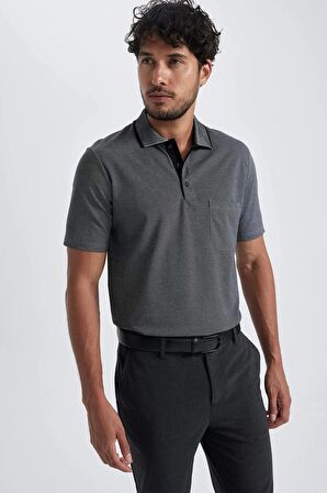 DeFacto Regular Fit Kısa Kollu Basic Polo Tişört X7133AZ24SMBK81