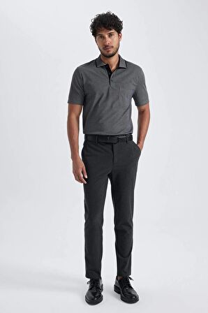 DeFacto Regular Fit Kısa Kollu Basic Polo Tişört X7133AZ24SMBK81